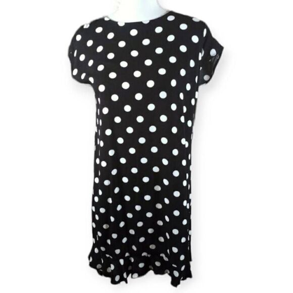 POPSUGAR Dresses & Skirts - POPSUGAR BLACK AND WHITE POLKA-DOT DRESS SZ.XS EUC.